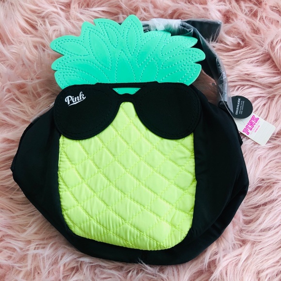 PINK Victoria's Secret Handbags - Pink Victoria Secret Pineapple Cooler!